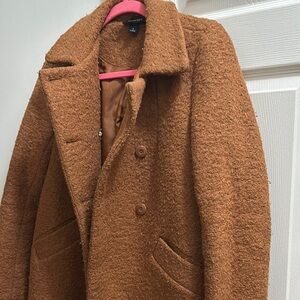 Chic Brown Wool Coat